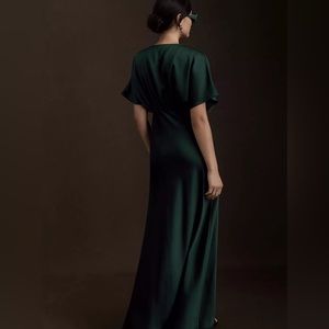 BHLDN Leila Satin Charmeuse Dress